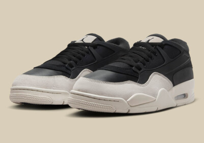 Nike Air Jordan 4 RM Light Bone Black Dark Grey Restomod Nby