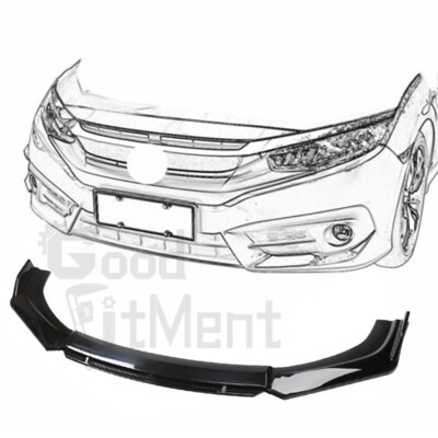 For Nissan 300ZX 1984-1996 Car Front Bumper Lip + Side Skirt