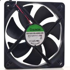 SUNON EEC0251B3-A000-A99 12025 DC12V 1.9W 12CM 2-Wire Silent Cooling Fan