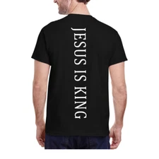 Christian Faith Jesus is King T-Shirt - Youth/Adult, Short/Long Sleeve Options