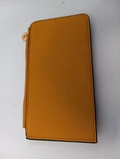 Toughergun Womens RFID Blocking Genuine Leather Multi Card Wallet Zipper Pocket 