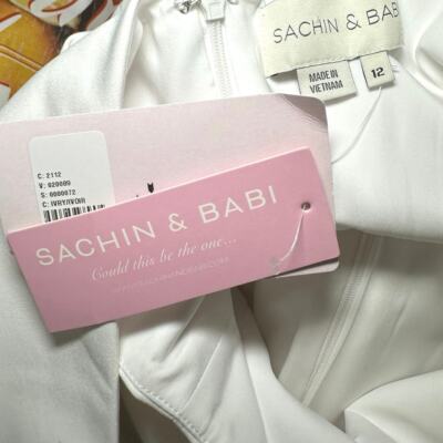 knee length dresses for ladies Sachin & Babi Grace Strapless Back-Bow Mini Dress  Be Right Back