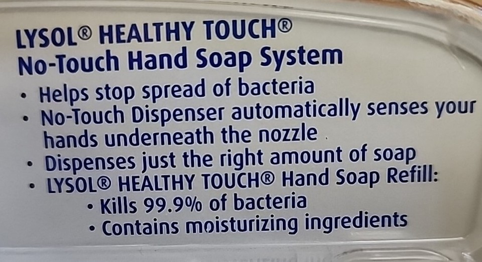 NEW Lysol No Touch Hand Soap System Healthy Battery Powered Automated