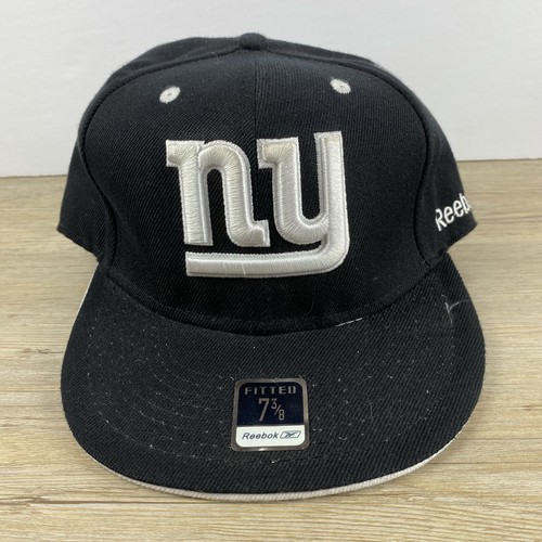 Giants Hat Black NFL Reebok Size 
