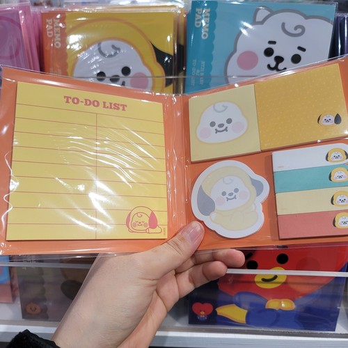 BT21 LINE FRIENDS BABY bloc de notas adhesivas BTS - Imagen 20 de 26