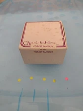 Vintage Henco Acrylic Trinket Box With Mushrooms And Mice