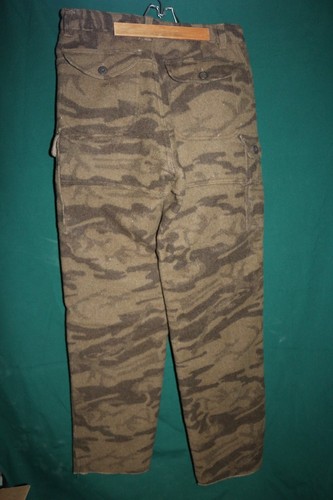 Columbia camo wool men's hunting pants 36 x 34 VERY WARM & NICE CONDITION - Picture 7 of 15