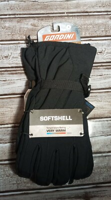 New Gordini Men's Fall LineII Ski/Snow Gloves 4G2104 BlackSizeLarge Softshell(H2