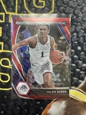 2021-22 PANINI PRIZM DRAFT RED WAVE ROOKIE RC JALEN SUGGS NO. 3