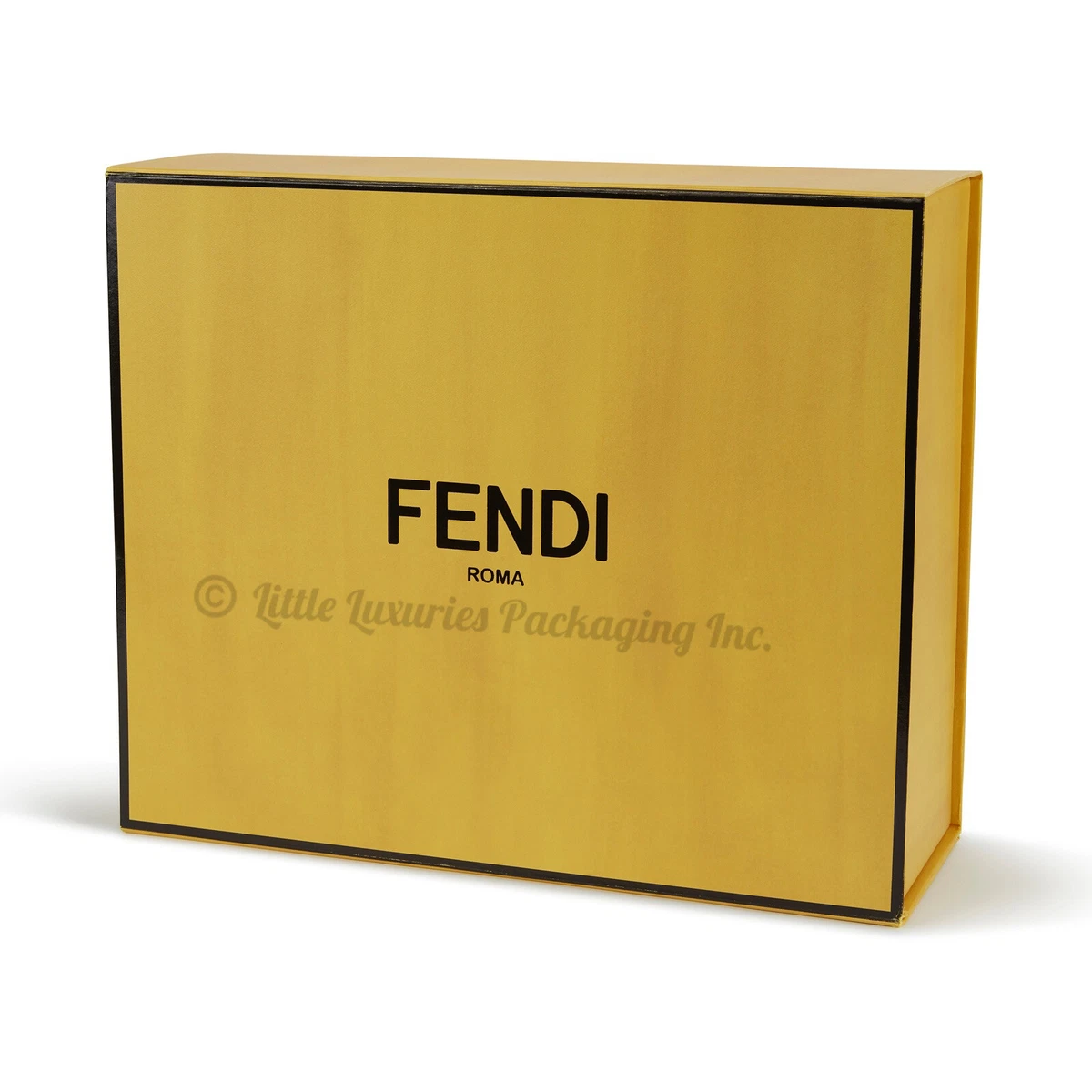 BRAND NEW MINT Authentic Fendi XXL Handbag Storage Gift Box + Tissue 17 x  14 x 6