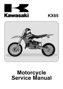 New Kawasaki KX 65, 2000 2001 2002 2003 2004 2005 Service Manual, FREE