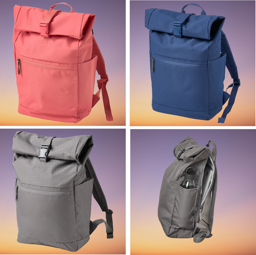 IKEA STARTTID Backpack, grey or blue or 