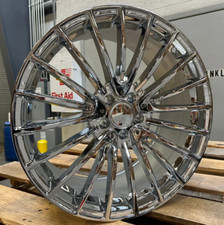 22 Chrome Wheels Fit Mercedes S560 S550 S580 S600 S450 S63 22x9 22x10 Set 4