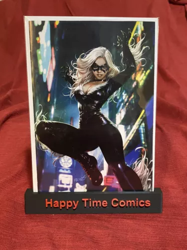 AMAZING SPIDER-MAN #38 (DERRICK CHEW EXCLUSIVE BLACK CAT VIRGIN VARIANT) 2023