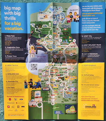 Winter Haven Legoland Florida Map 2018 Attractions Legoland