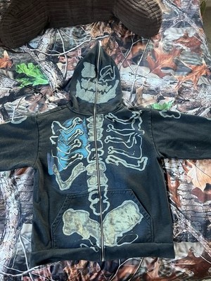CACTUS JACK FULL SKELTON ZIP UP (SIZE LARGE)
