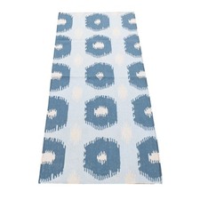 2'5"x6' Light Turquoise Wool Hand Woven Kilim Design Runner Rug R80535