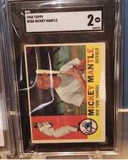 Mickey Mantle Topps Cards - 1952 to 1969 45