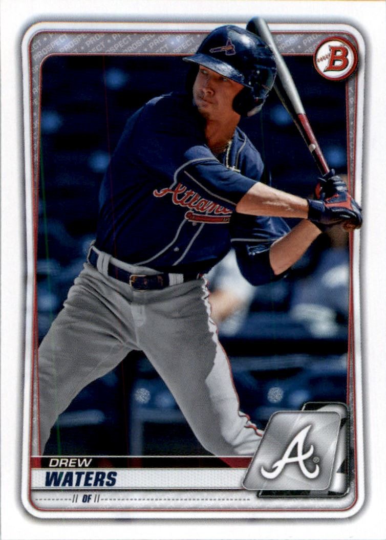 2020 Bowman Prospects Baseball Card #BP2 Drew Waters