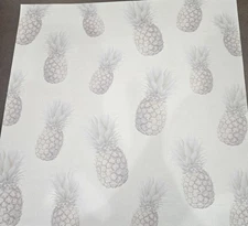 creative imaginations scrapbook 12x12 paper 4 sheets Pineapple #8800