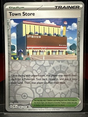 Town Store 196/197 SV03: Obsidian Flames Reverse Holo
