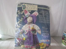 DIMENSIONS BOTTLE BUDDIES FELT CRAFT KIT EMILY EASTER BUNNY 19 INCHES TALL