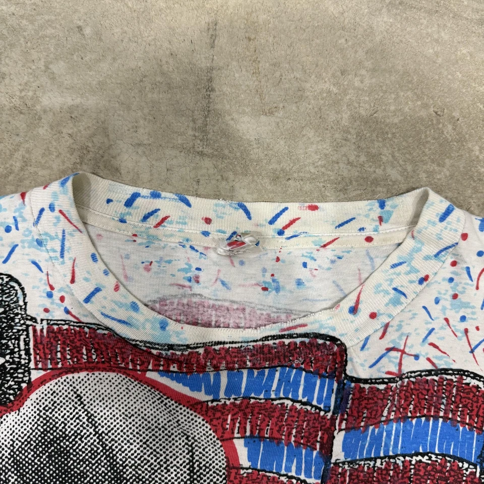 Camisa de baloncesto vintage de EE. UU. para hombre de baloncesto Magic Johnson con estampado completo años 90 Foto 4 de 4