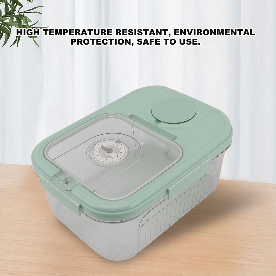 (Kleine 5kg Kapazität Grün)Reis Container Küche Trockenfutter Reis CU - Bild 4 von 4