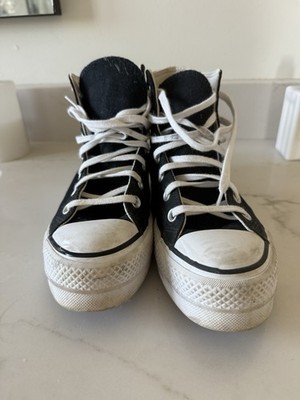 Size 7 - Converse Chuck Taylor All Star Platform High Top Black