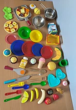 Mixed Lot Various Brands Kids Pretend Play Kitchen Food Toys