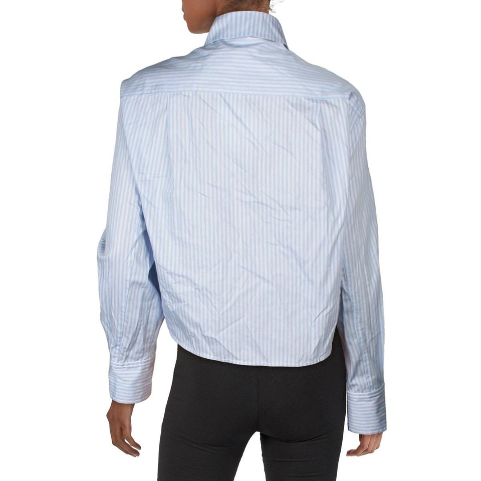 Lucky Brand Camicia Donna In Cotone E Lino Con Maniche Arrotolate, Chiusura Frontale A Bottoni - Colore Solido, Lavabile In Lavatrice