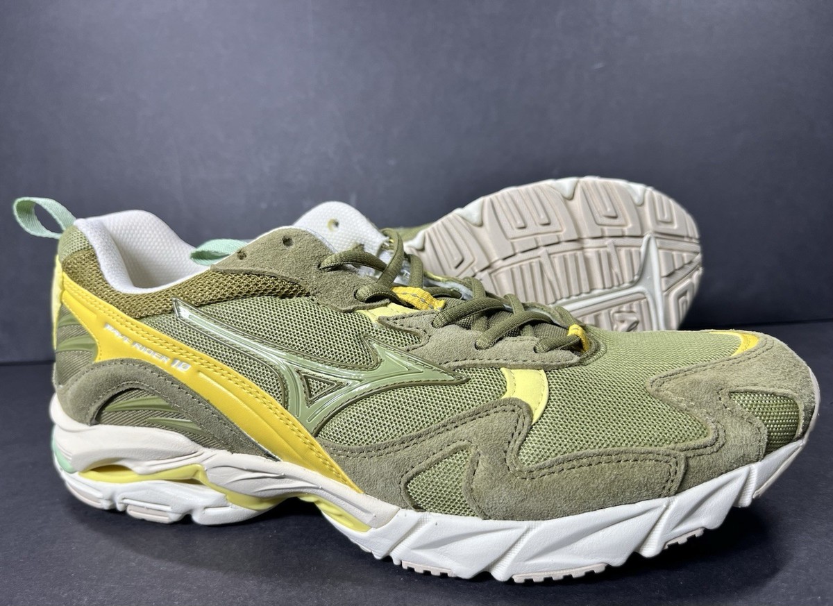 Shoes Sneakers Mizuno Tokyo Olive Mizuno Wave Rider 10 Agave Green