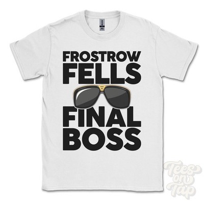 FROSTROW FELLS FINAL BOSS T-SHIRT lustiges Weihnachtsgeschenk Sedbergh Cumbria England