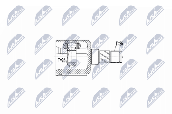 NTY Gelenksatz, Antriebswelle NPW-PL-076 FüR Opel-image