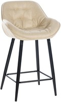 Barhocker Gibson Stoff Creme