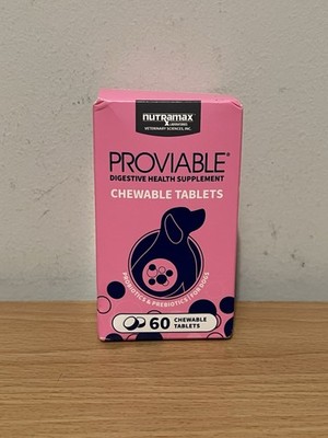 Proviable-DC Digestive Supplement for Dogs - 60 Chewable Tabs Brand New