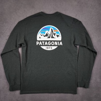Patagonia Fitz Roy Scope Responsibili-Tee Shirt Mens XS Kelp Forest Green 38515