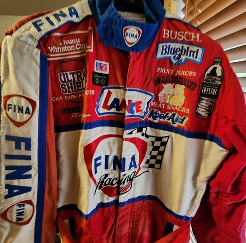 1995 Bobby Hillin Jr. Nascar Winston Cup Drivers Firesuit & Moise Crew Suit - Picture 3 of 6