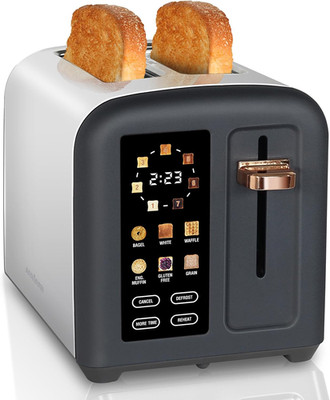 Toaster 2 Slice, Full Touch Control Stainless Toaster, LCD Display, 50% Faster H