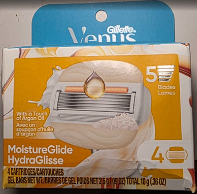 Gillette Venus MoistureGlide HydraGlisse 4 Cartridges NEW