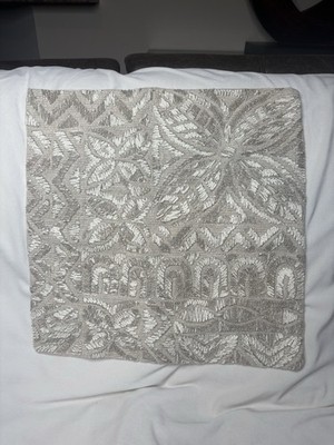 Cove Embroidered Pillow Cover  Driftwood Multi 20x20