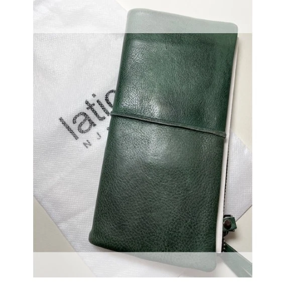 Latico кожи Andi бумажник лес зеленый совершенно новый - Изображение 3 из 4