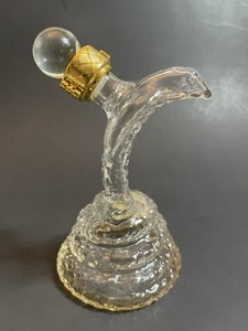 Snake Napoleon Brandy XO Zodiac Collection Figural Blown Glass Empty Bottle
