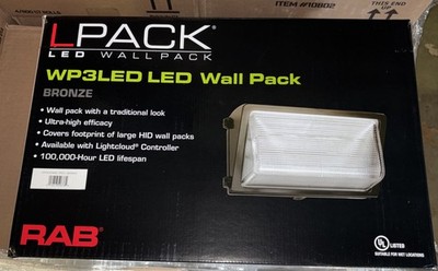 RAB LPack LED Wall Pack Exterior Light