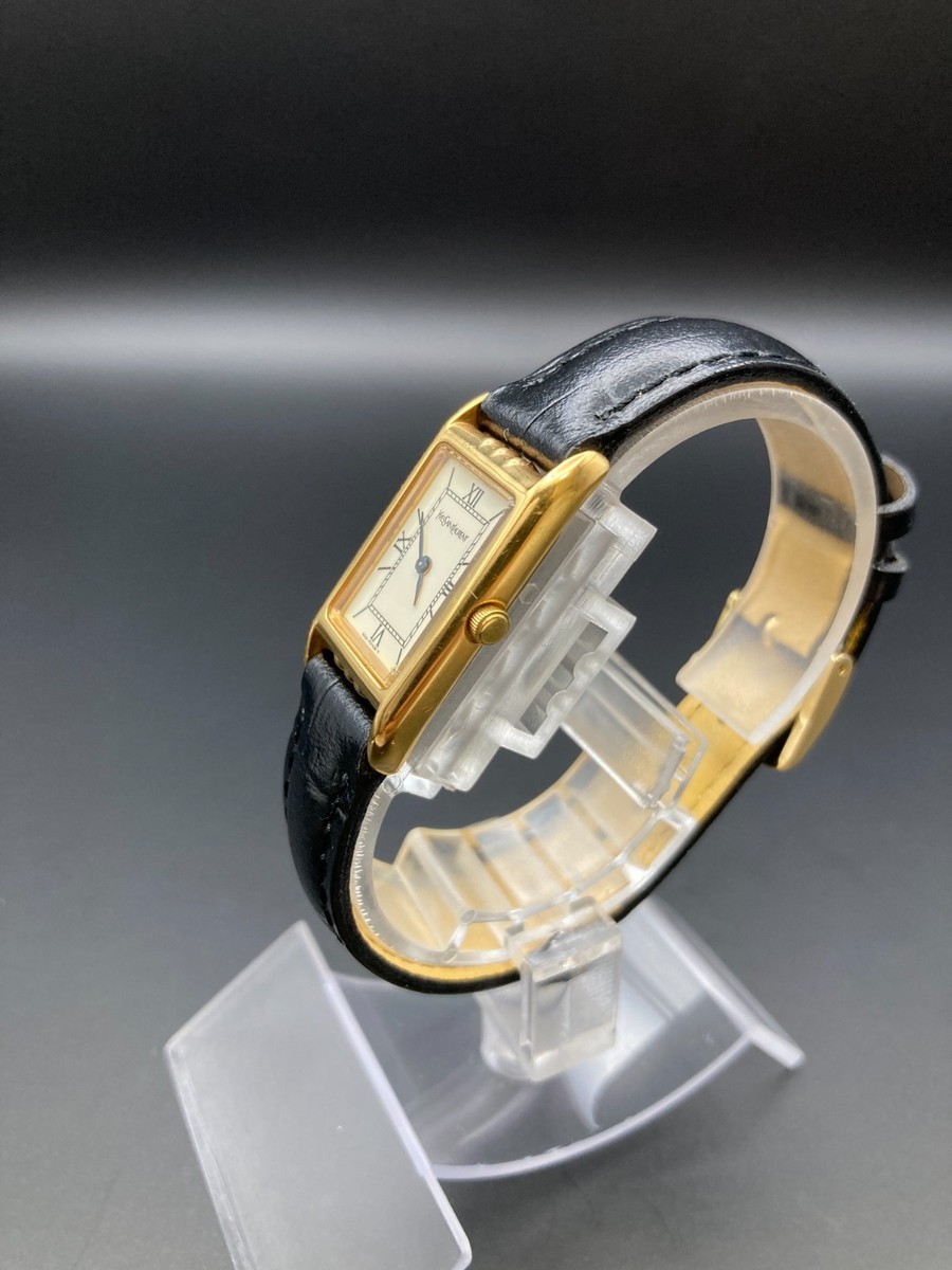 N Mint] Yves Saint Laurent 5420-F46860 Woman's Watch Quartz Made