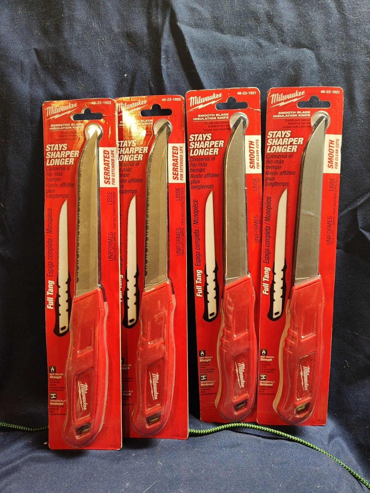 Milwaukee Tool Serrated Or Smooth Blade Insulation Knife. Quantity Discount
Opens in a new window or