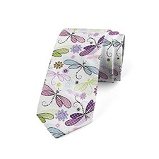 Multicolor Modern Men's Tie Pale Blue Purple