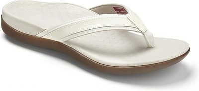 Vionic Women's Tide II White Patent Sandals 8M