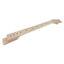 Electric Guitar Neck 22 Fret 25.5 Inch Maple Fretboard for Replace Set in Heel