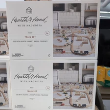 Hearth & Hand with Magnolia 84 Piece Train Track Set